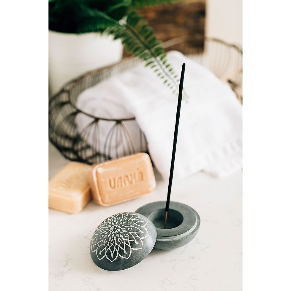Thumbnail: Stone Incense and Candleholder