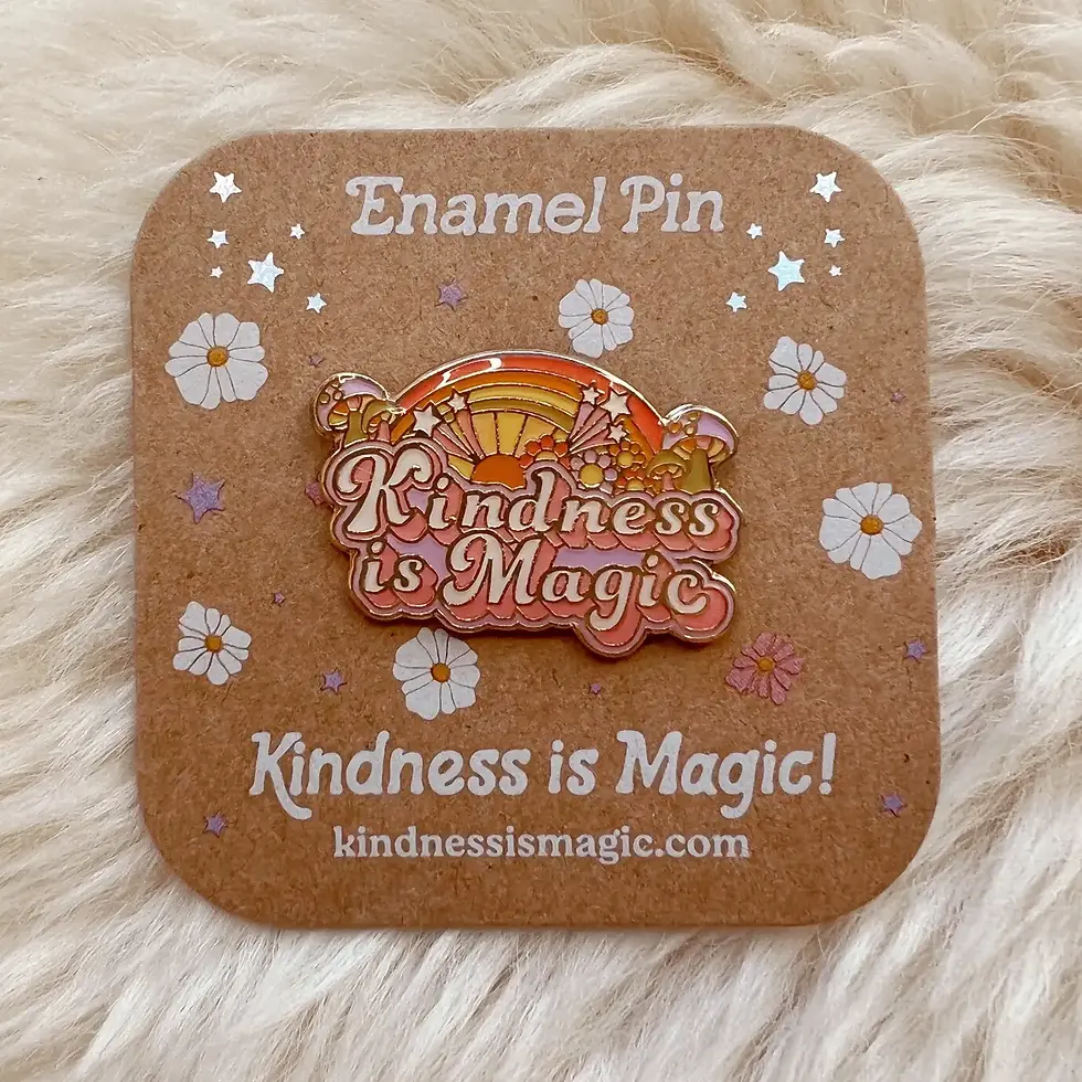 Thumbnail: Kindness is Magic! Enamel Pin