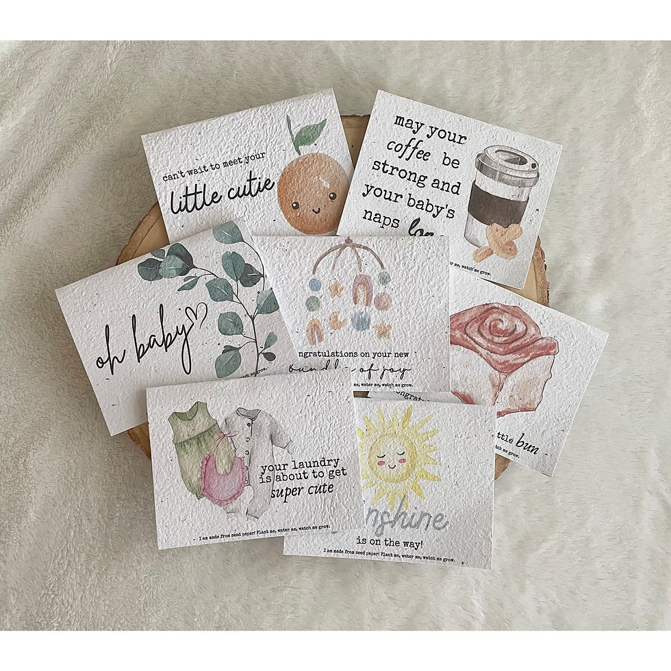 Thumbnail: Baby Shower Card | Oh Baby | Seed Paper