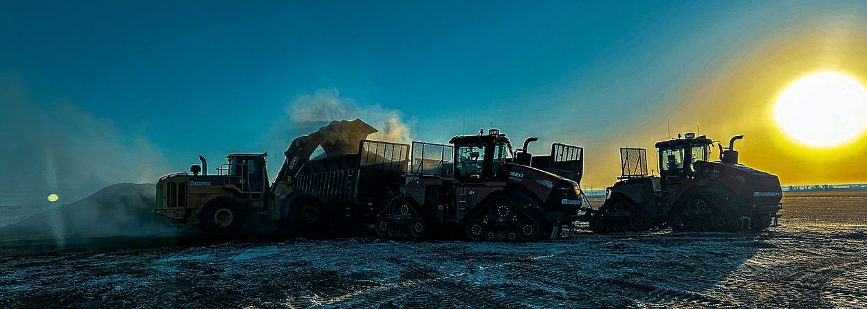 spreading in the snow