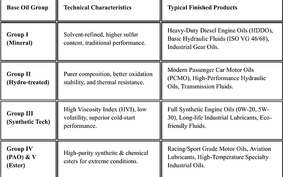 Lube Oil Type