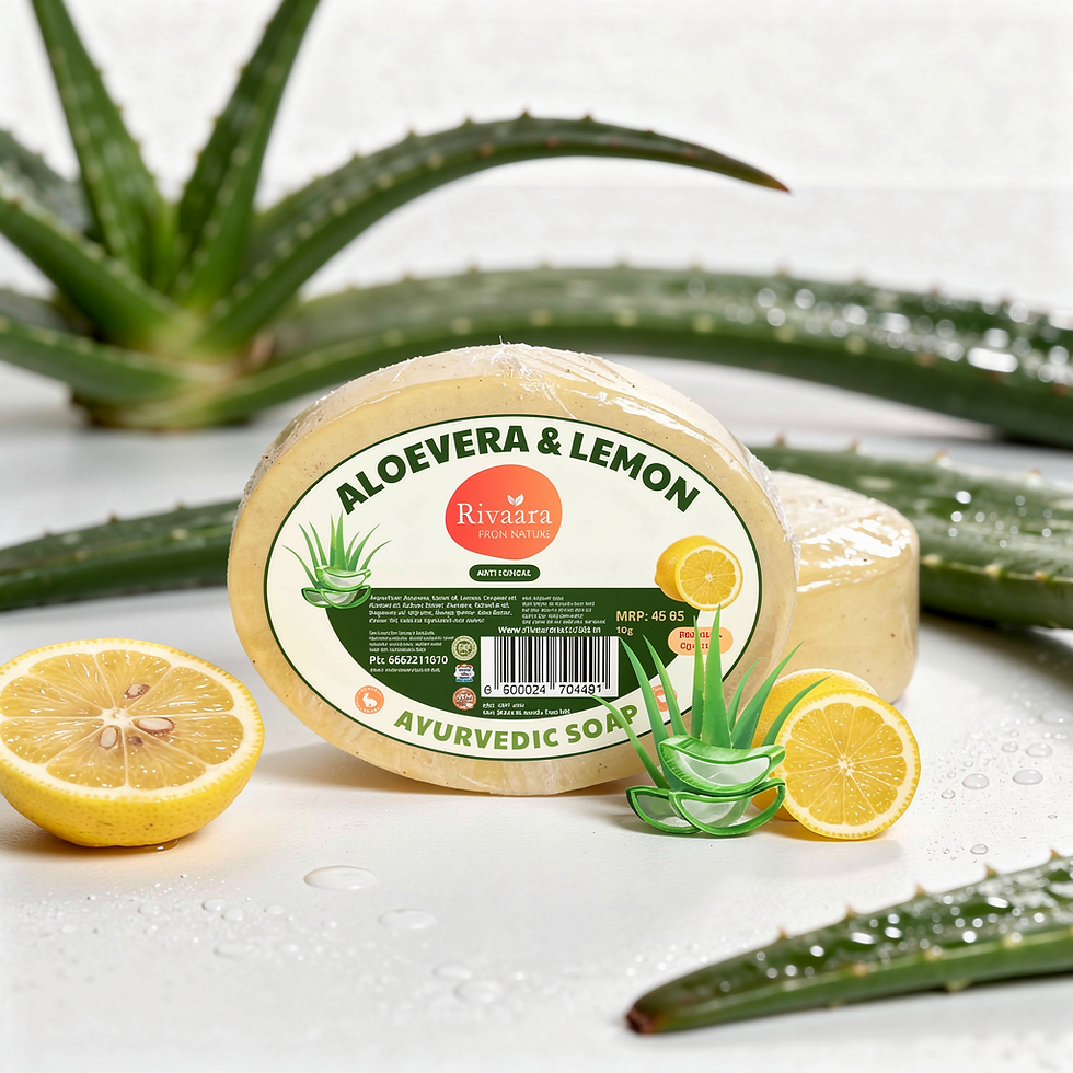 Thumbnail: Aloevera &Lemon - Glycerin soap | 100g