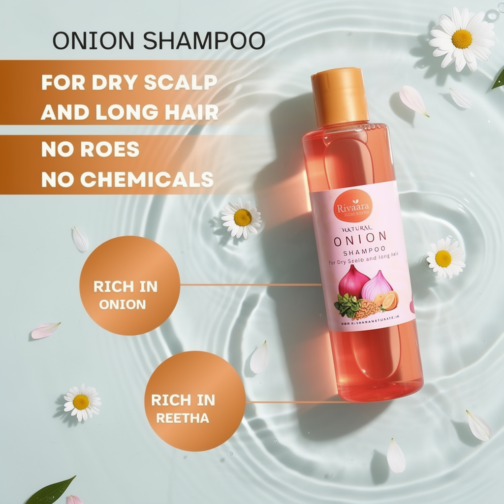 Onion Shampoo - 210ml | Natural | Handmade in Small Batches