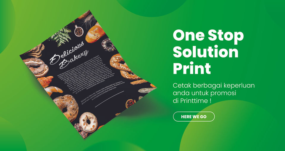 One Stop Solution Print
Cetak Berbagai keperluan anda untuk promosi di Printime !