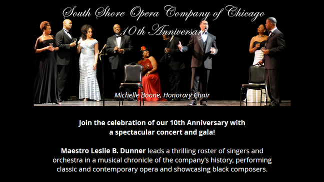 South Shore Opera Company of Chicago Celebrates It's 10th Anniversary