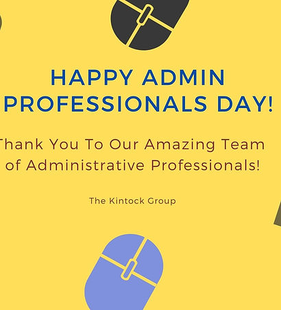 Kintock Celebrates National Administrative Professionals Day
