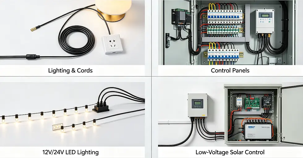 Common 16 AWG wire applications in control, lighting and low-voltage systems