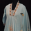 Thumbnail: Sky Blue Floral Embroidered Cotton Kurta Set with Dupatta