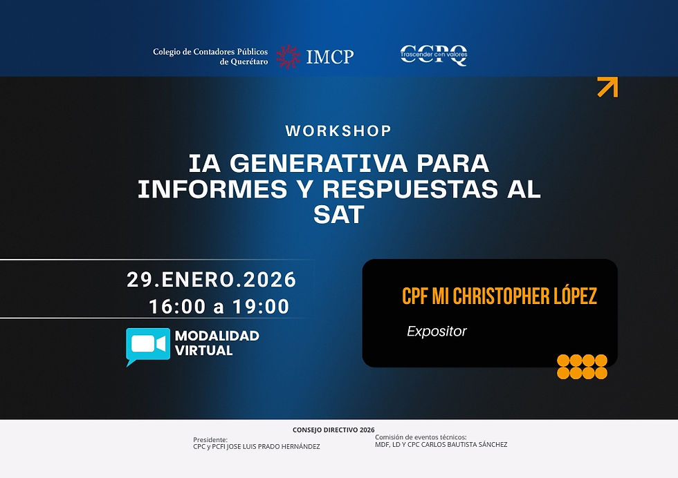 IA Generativa para informes y respuestas al SAT