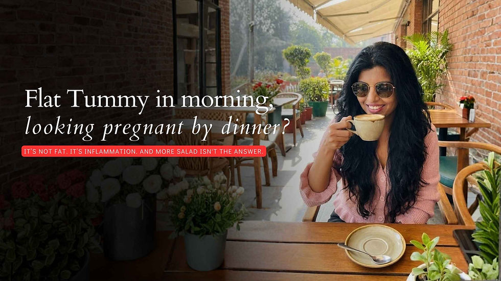 Dietician Ankita Gupta Sehgal talks about the evening bloating and diet hacks to control it
