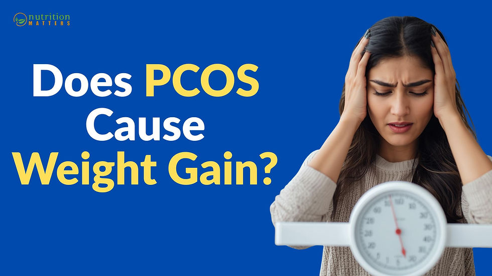 Does PCOS Cause Weight Gain? Diet Tips to Manage Hormones Naturally