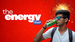 Young man drinking energy drink - at higher risk of heart stroke