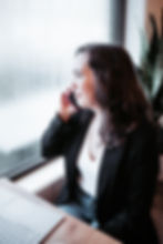 Woman talking on her phone.