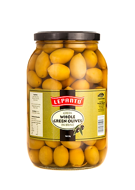 Lepanto Whole Green Olives 2kg