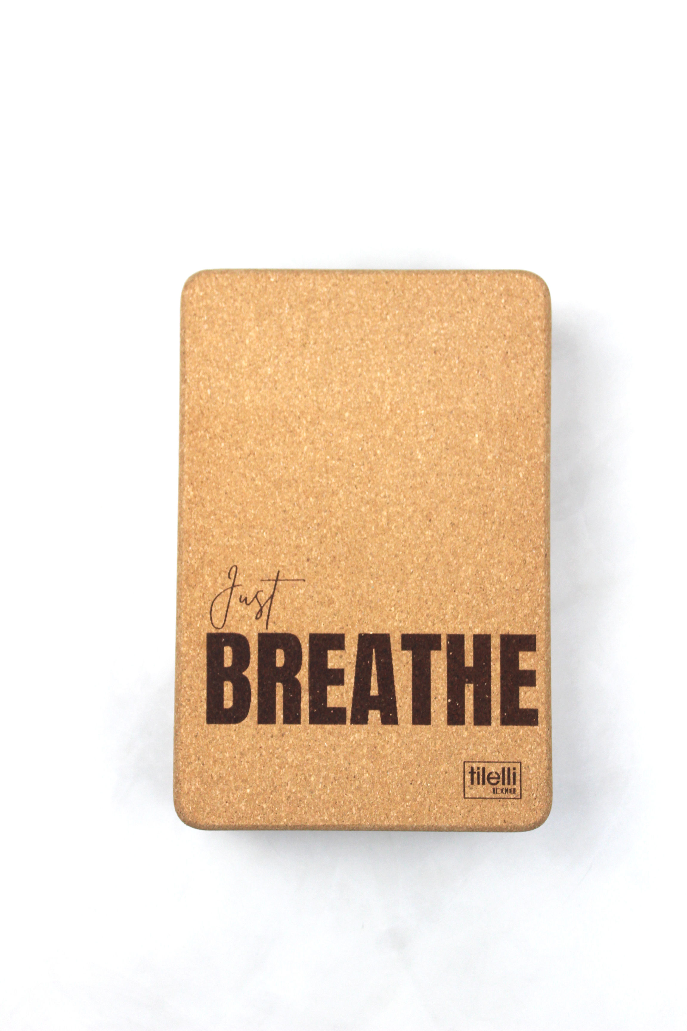 Bloc de yoga en liège -Just Breathe - Brique Yoga Maroc