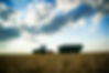 Tractor out in a Kansas Wheat Field