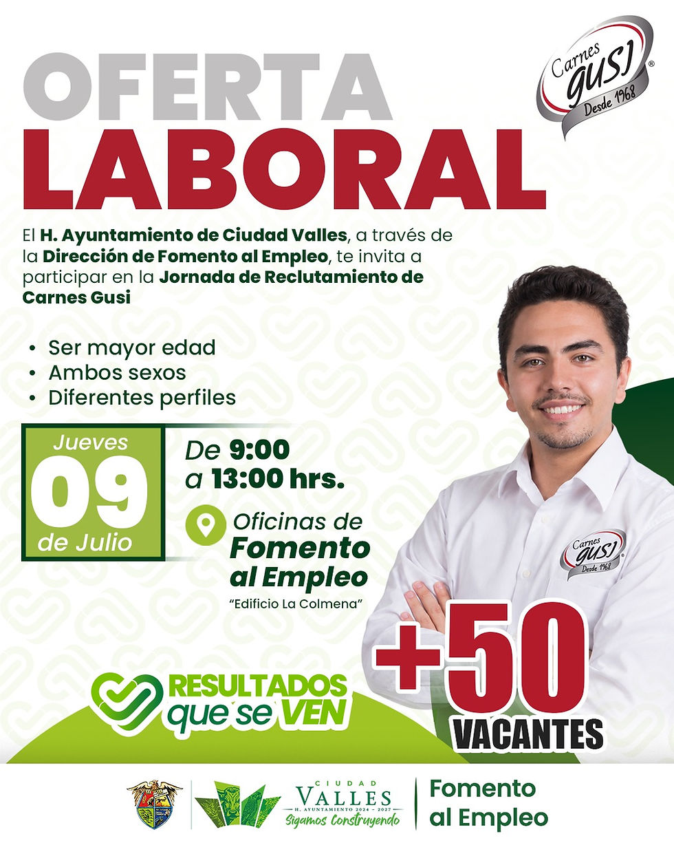Invitan a la oferta de empleo de la empresa GUSI