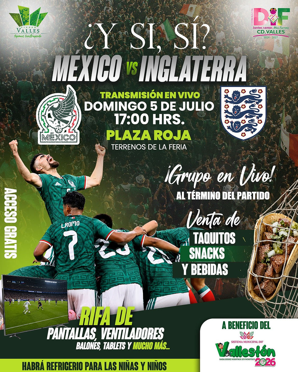 Invitan a la Fiesta Futbolera en el encuentro de México contra Alemania