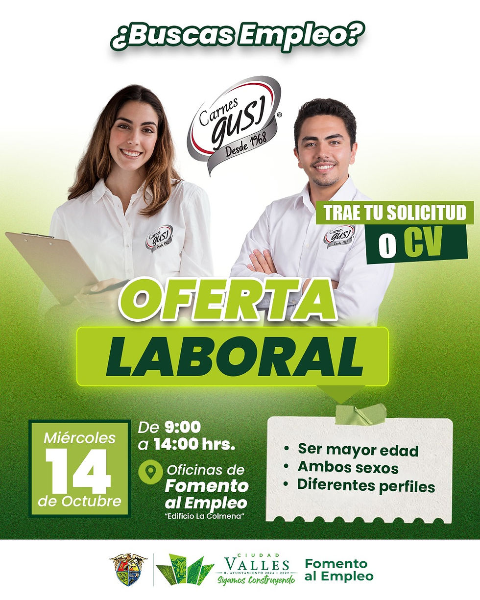 Invitan a la Jornada del Empleo en Ciudad Valles