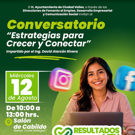 Invitan al conversatorio "Estrategias para Crecer y Conectar”