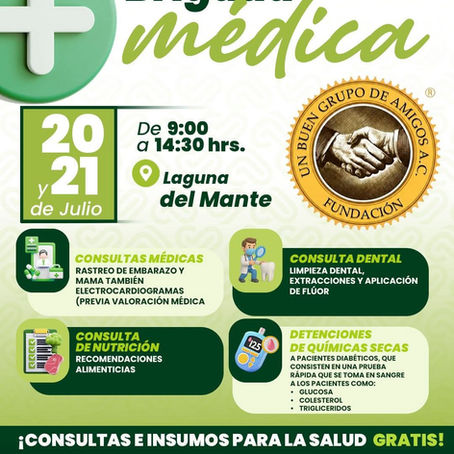 Invitan a la Jornada Médica en ejido Laguna del Mante