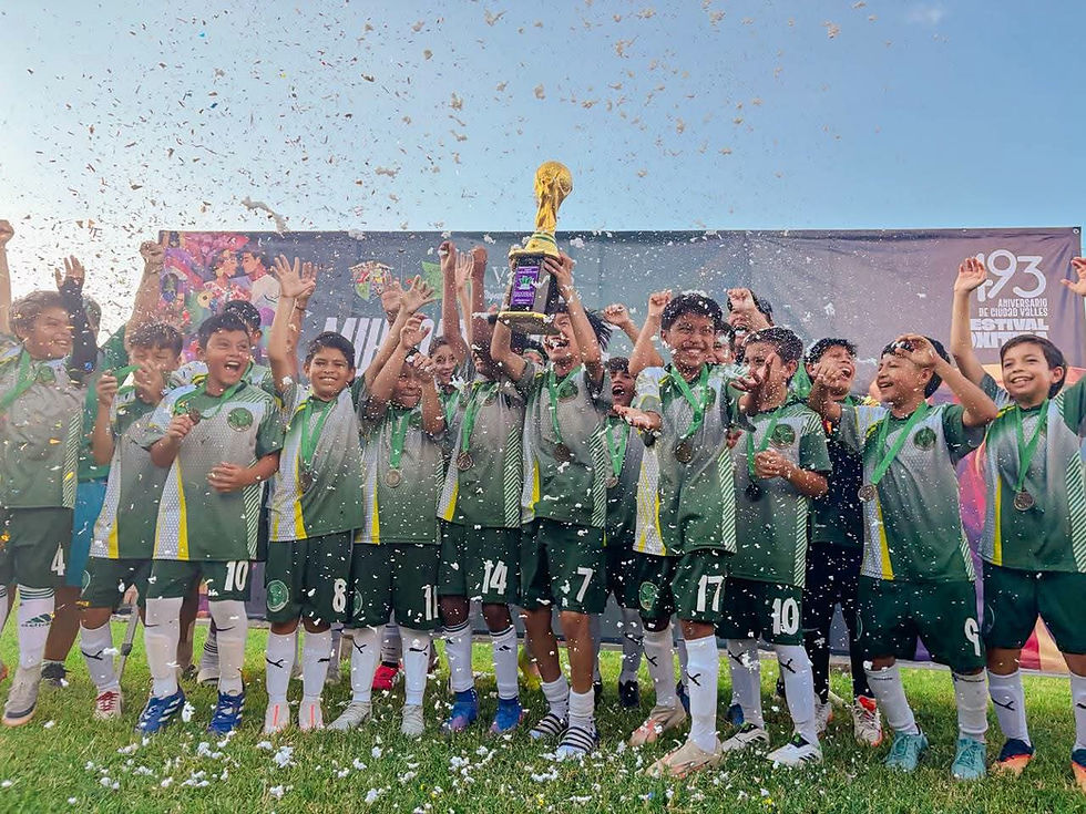 RECONOCE AYUNTAMIENTO EL TALENTO DE LA NIÑEZ EN EL MUNDIALITO DE FUTBOL INFANTIL