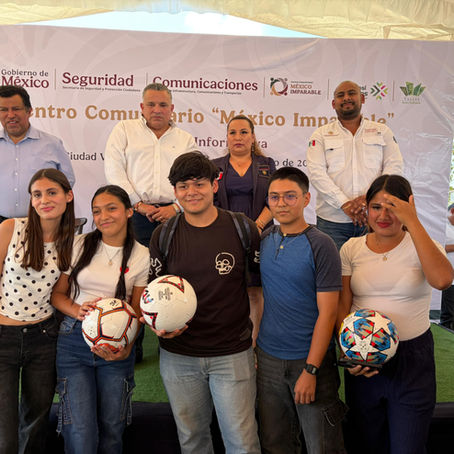 ARRANCA CONSTRUCCIÓN DEL CENTRO COMUNITARIO “MÉXICO IMPARABLE” EN LOS NARANJOS