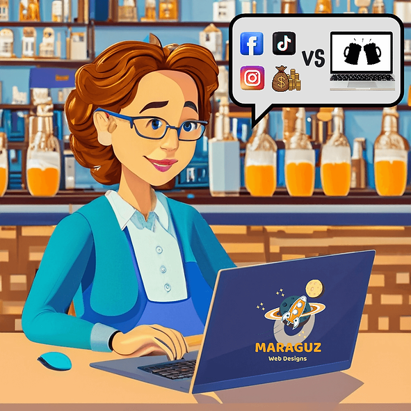 Mrs. Mia Lager.  President of Burger Brew's debating where to allocate her marketing budget.
