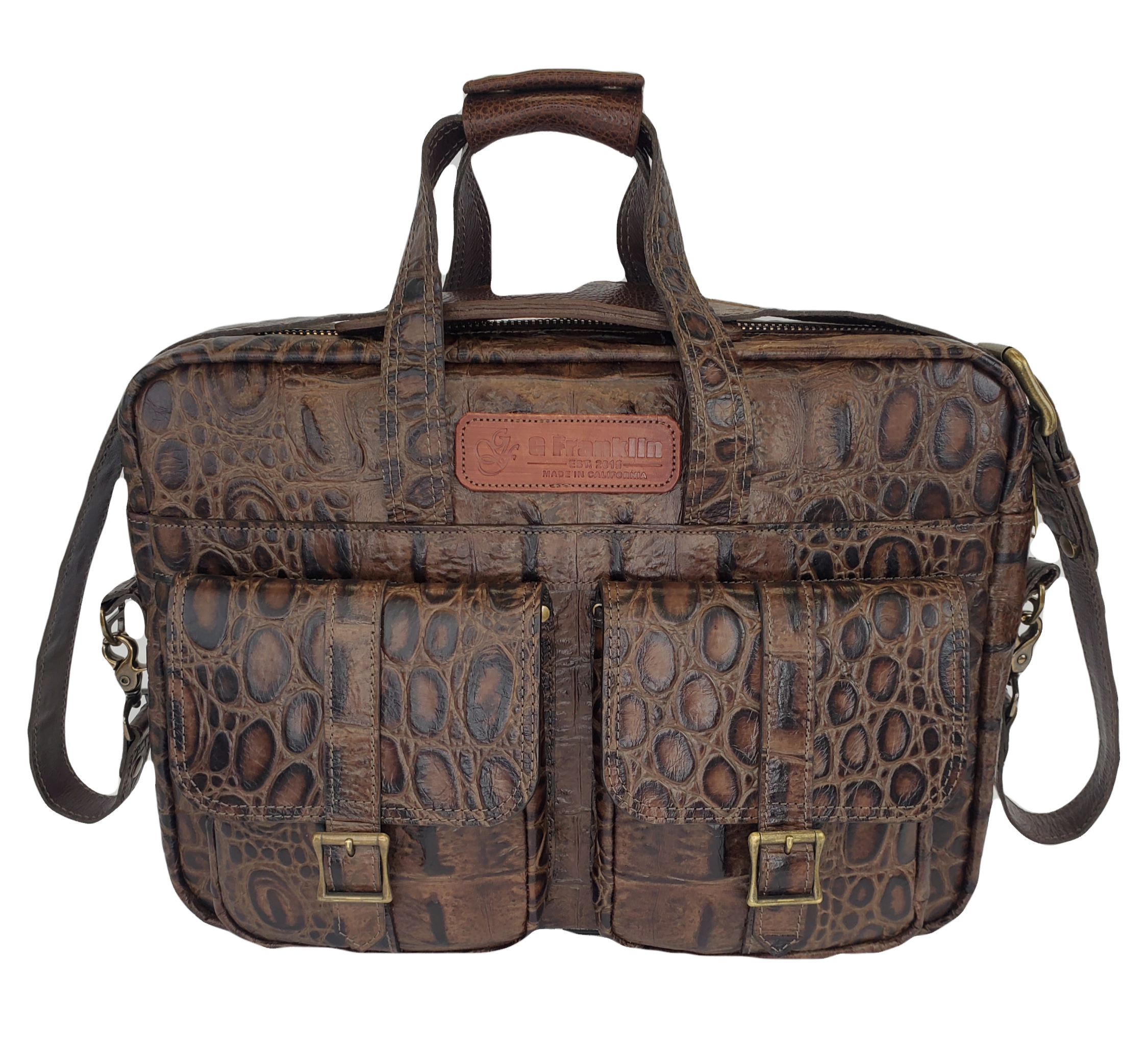 The Safarious Leather Business Briefcase