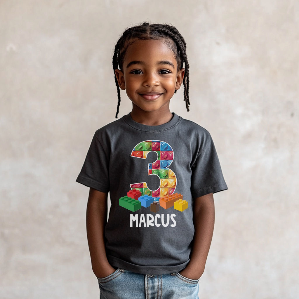 building blocks birthday shirt asphalt