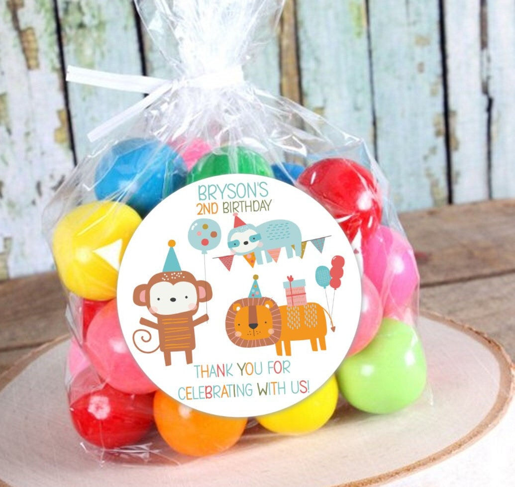 Jungle Animals Stickers