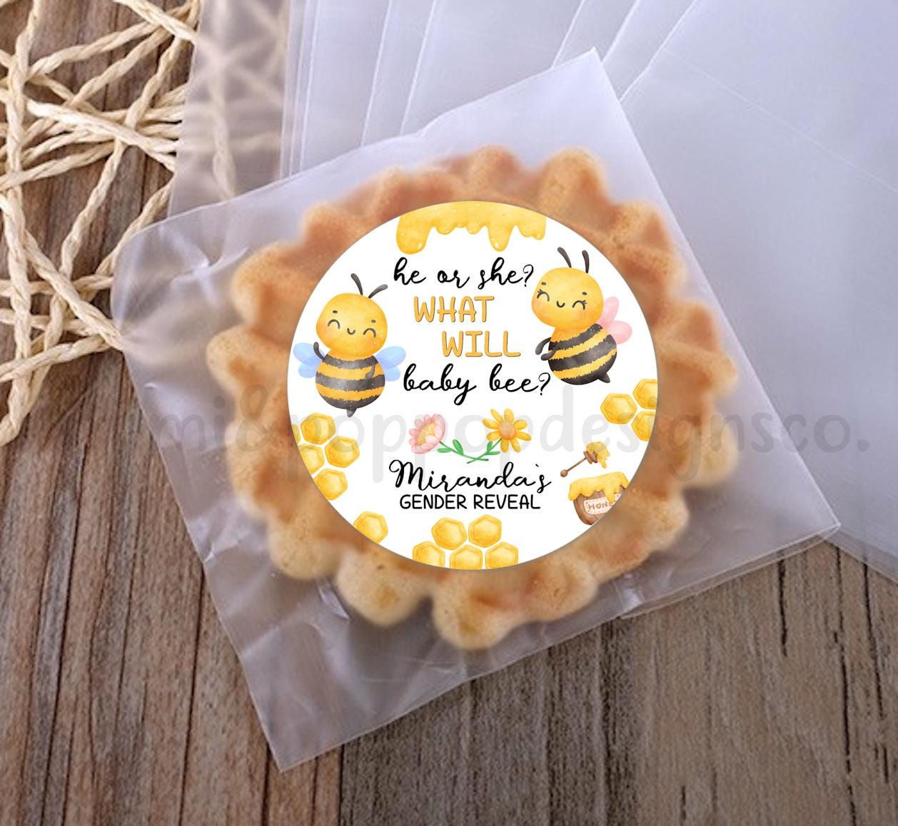 What will Baby Bee Gender Reveal Stickers