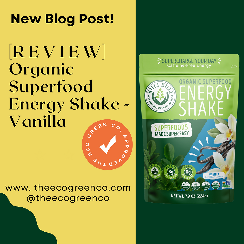 [R E V I E W] Organic Superfood Energy Shake - Vanilla
