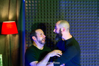 mário abel e andré sobral teatro de improviso bacalobaco plataforma improv