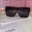 Thumbnail: Black Square Oversized Sunglasses 