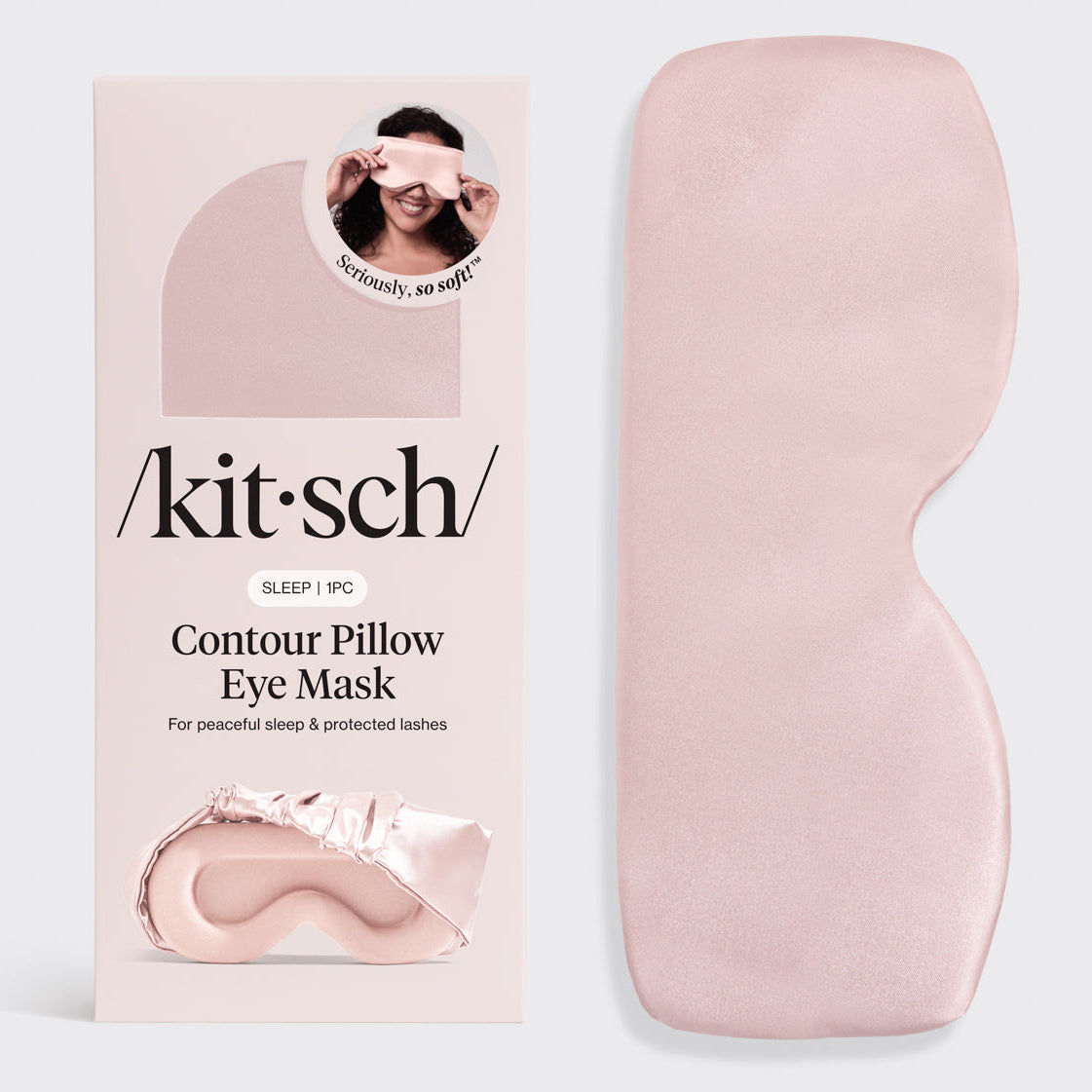 Kitsch / Blush Contour Pillow Eye Mask