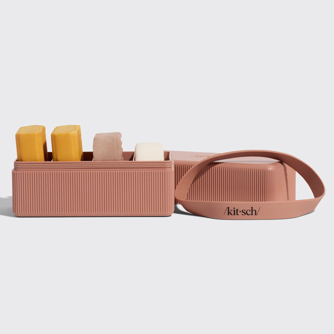 KITSCH / 4-Compartment Travel Case - Terracotta