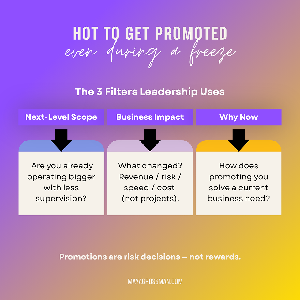 How To Get Promoted To VP: Make The Business Case