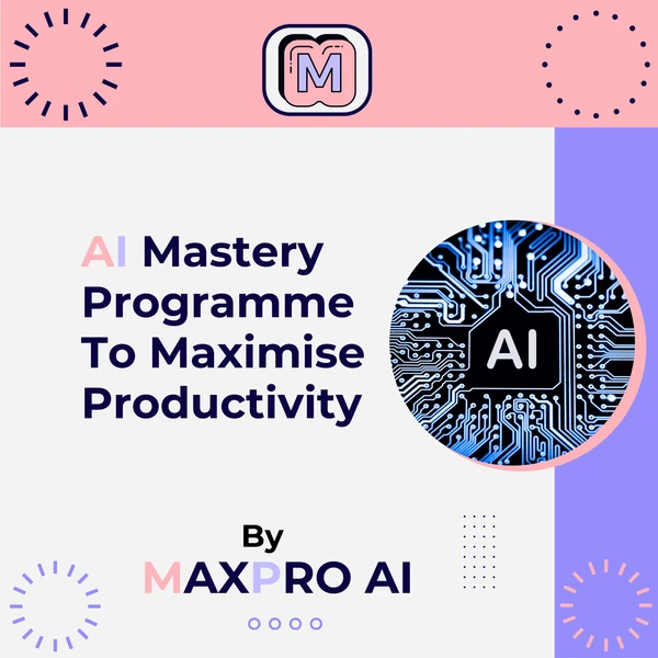 This is about AI Mastery Programme to Maximise Productivity. This course provides in-depth training on utilising AI tools and techniques to significantly boost productivity and streamline workflows. Participants will learn how to integrate AI solutions into their work processes to achieve greater efficiency and effectiveness in their professional tasks.