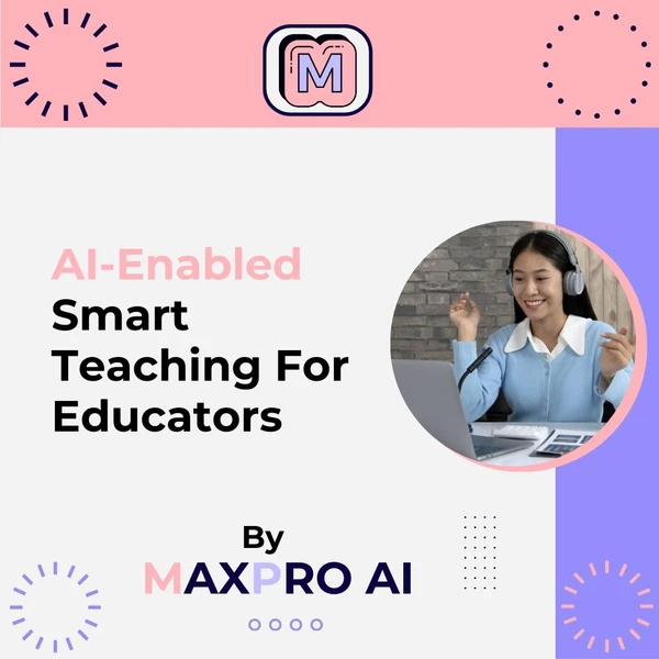 Empower your teaching with the AI-Enabled Smart Teaching for Educators programme, designed to revolutionise education through Artificial Intelligence. Learn AI basics, Machine Learning (ML), Large Language Models (LLM) and Natural Language Processing (NLP) to personalise learning experiences and streamline teaching methods. Gain practical skills in prompt engineering, advanced prompt writing, presentation creation and research paper writing, all while embracing ethical AI practices. Transform your classroom into a future-ready environment with this comprehensive AI training for educators and teachers.