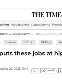 News item on In today’s job market scenario where AI is cutting jobs. Only remedy is to have  proficiency in AI tools like ChatGPT is essential for career security. AI education courses equip you with the skills to stay relevant, safeguard your role, and keep pace with technological advancements. Mastering these tools boosts productivity while showcasing your ability to innovate and drive organisational growth. As industries transform, AI expertise ensures you remain a valuable asset, enabling you to secure and maintain your job in an ever-evolving workplace. Try a course from MAXPRO AI and learn from their Chief AI instructor Satyen Srivastava.