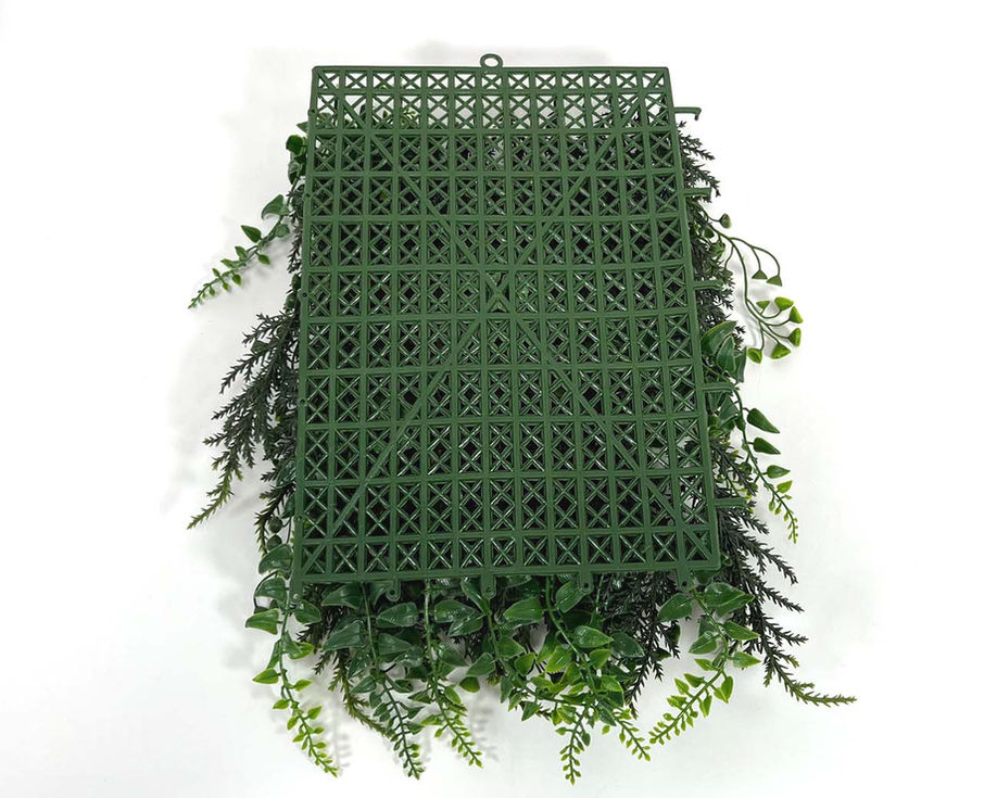 【12枚】サイプレスミックスリーフウォールマット LEE-7066の背面