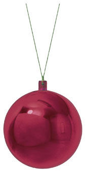 OXM-1557-BUG 100mm メタリックユニボール（ワイヤー付き）／バーガンディー