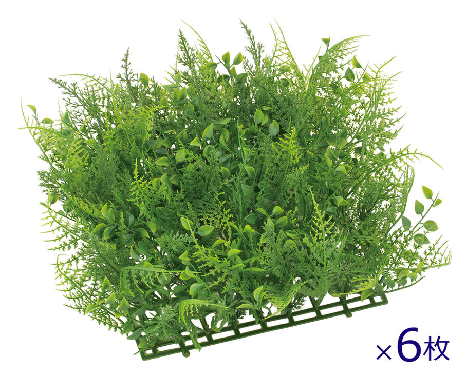 【6枚】ミックスファーンマット LEE-7145