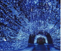 アーチのイルミネーション