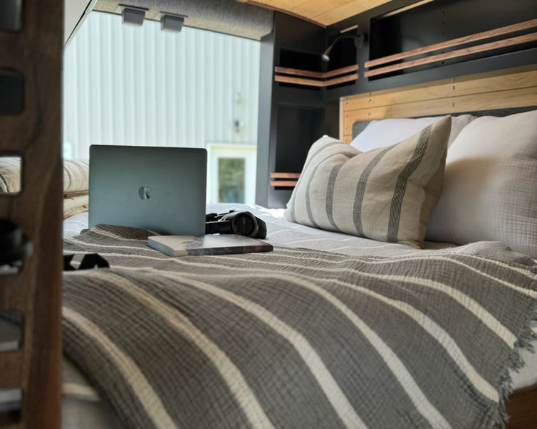 High end ford camper van custom built details