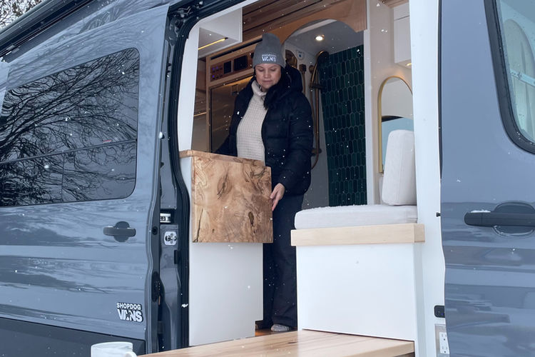 Custom built high end camper van