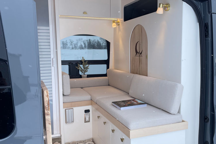 Custom built luxury camper van