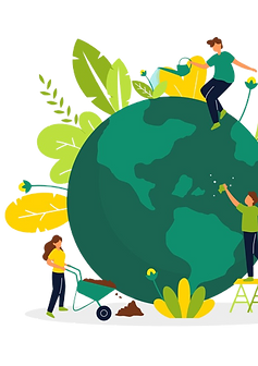 Des personnes prennent soin de la planète