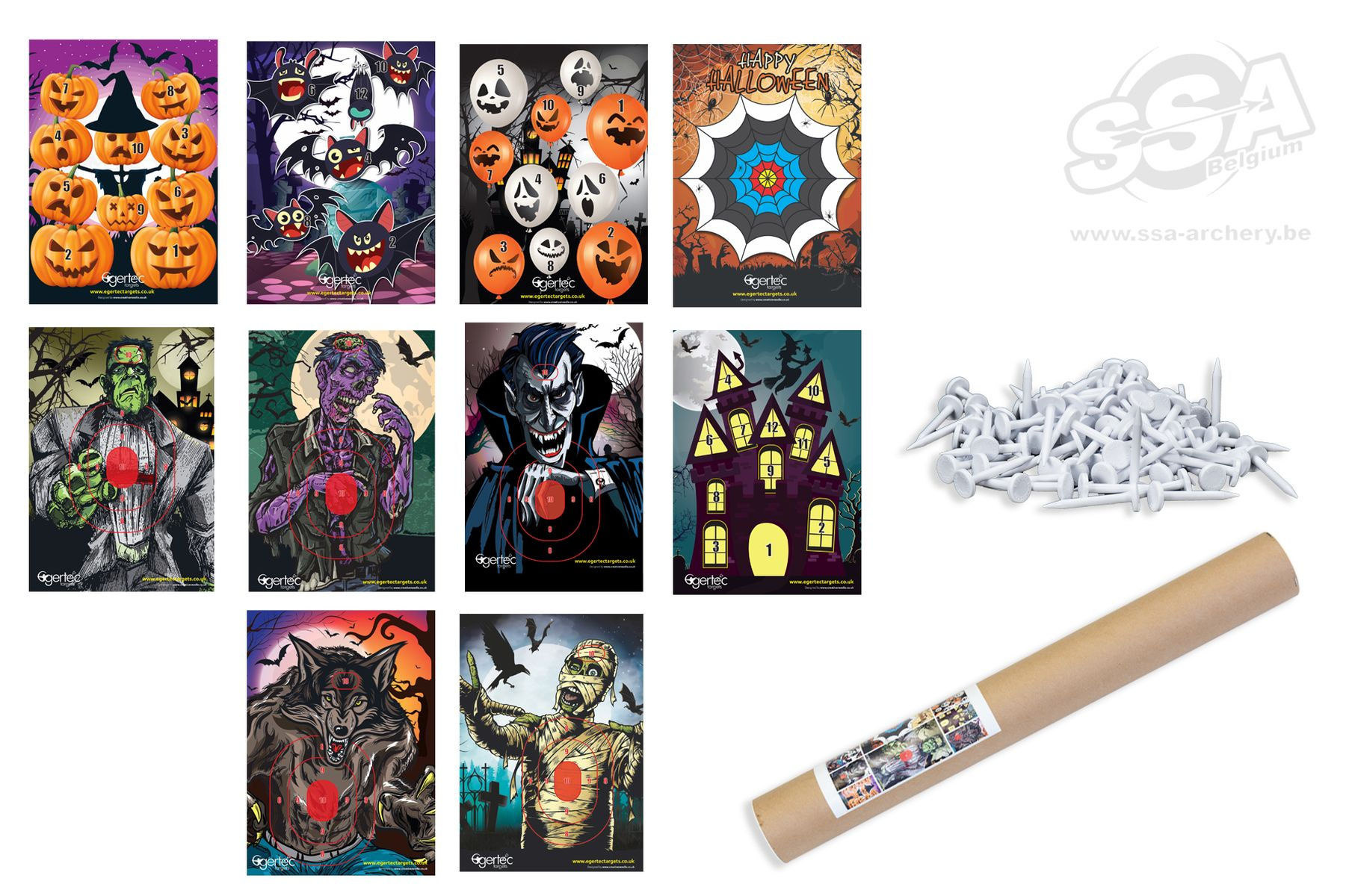 Blason tir d'amusement Halloween